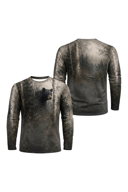 Performance Hunting Long Sleeve - Birch Forest Black Bear Prowl - TBT333 image 1