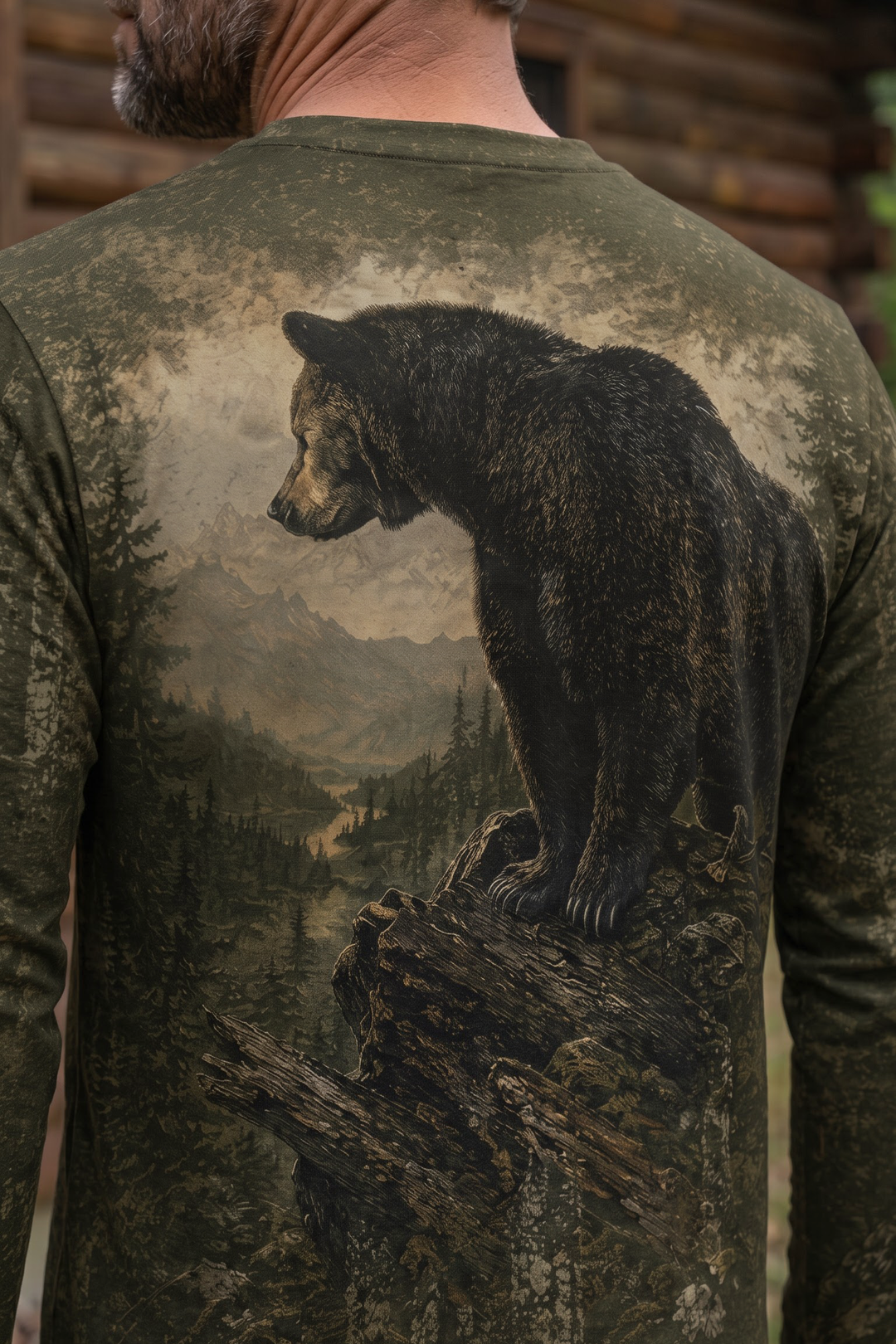 Performance Hunting Long Sleeve - Mountain Ridge Bear Vantage - TBT334 image 4