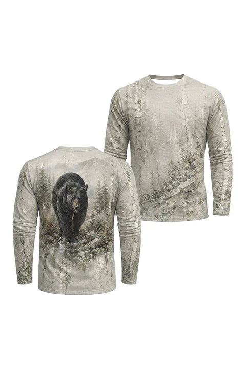 Performance Hunting Long Sleeve - Mountain Stream Black Bear Crossing - TBT335
