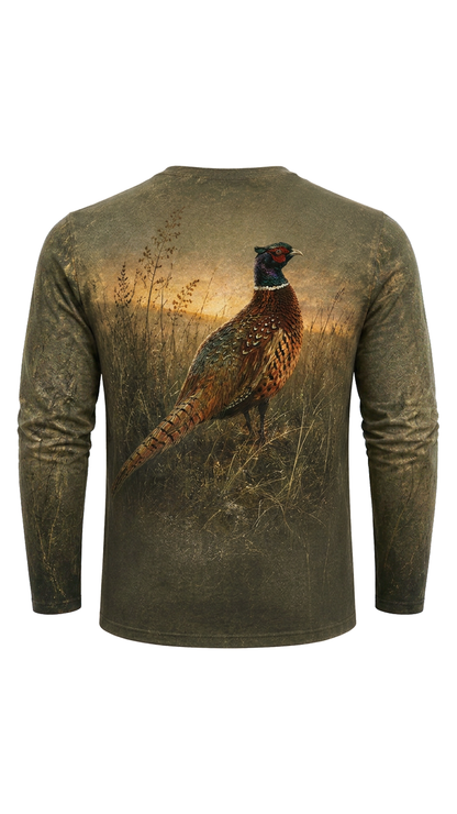 Performance Hunting Long Sleeve - Golden Dawn Pheasant Watcher - TBT340 image 5