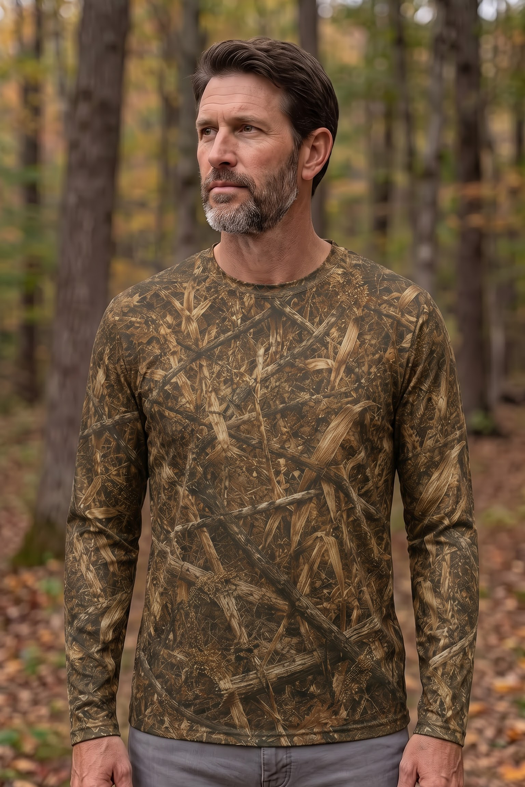 Performance Hunting Long Sleeve - Golden Pheasant Field Flush - TBT342 image 3