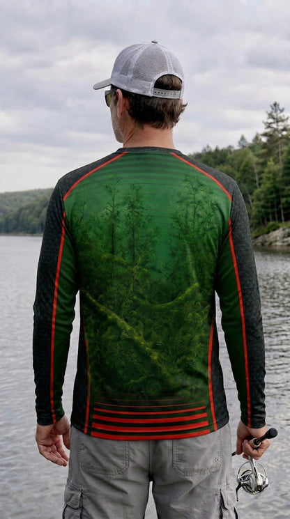 Performance Fishing Long Sleeve - Emerald Musky Ambush - TBT345 image 3