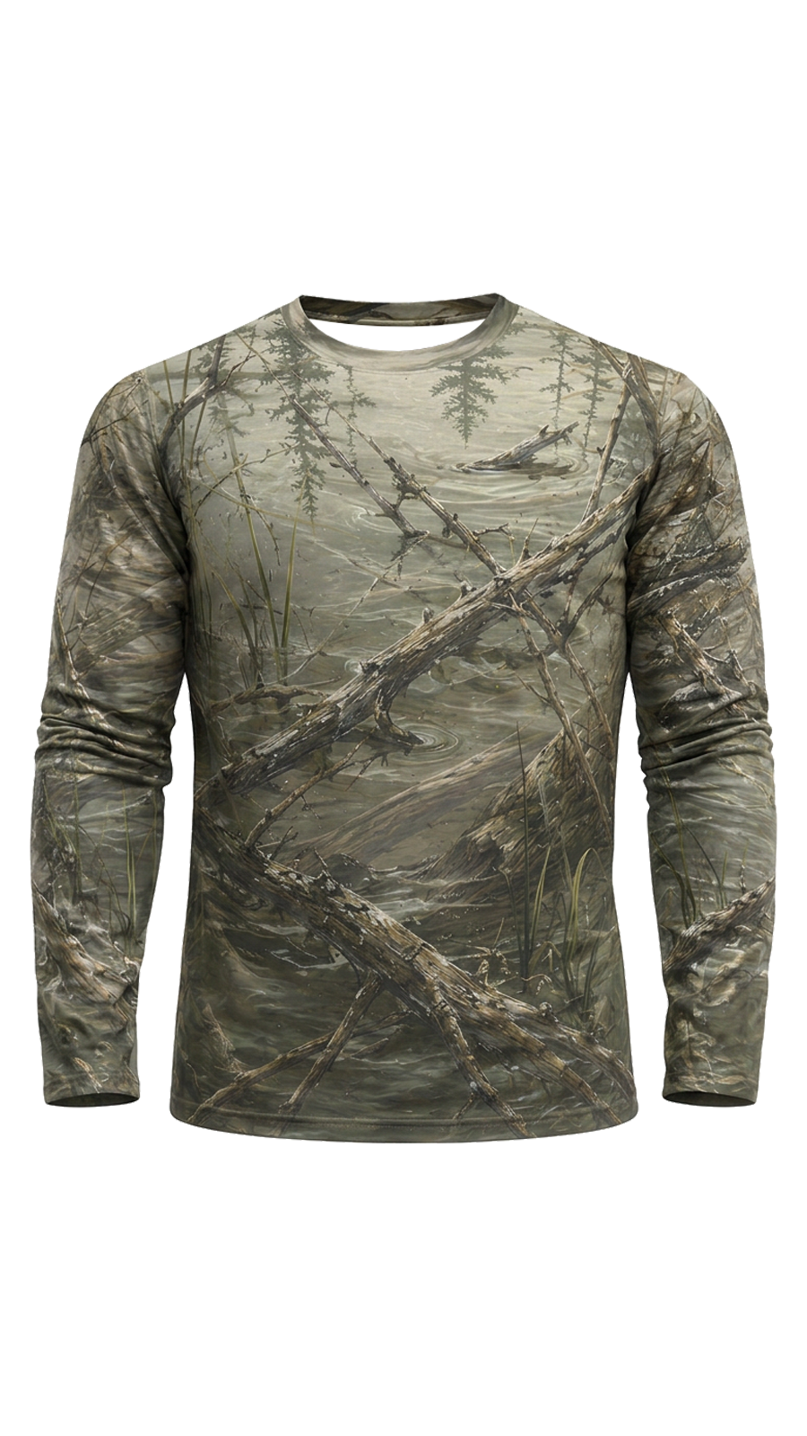 Performance Fishing Long Sleeve - Timber Marsh Pike Splash - TBT348 image 6