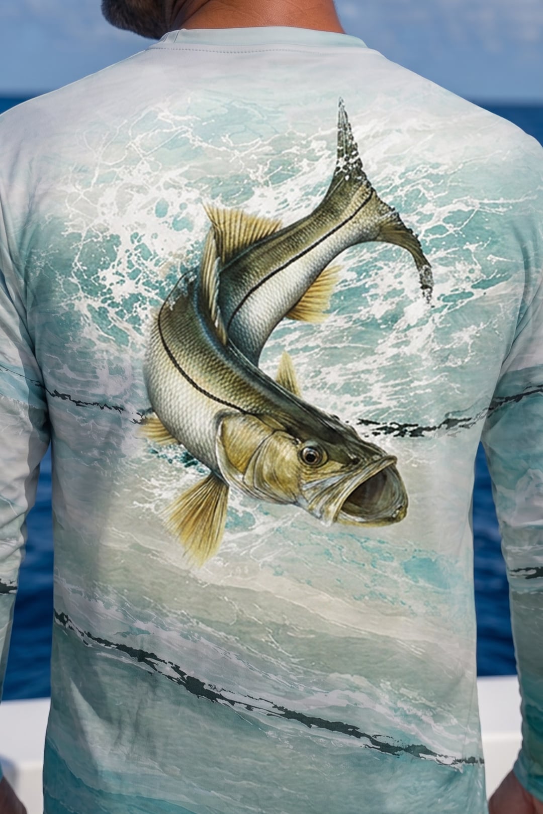 Performance Fishing Long Sleeve - Coastal Snook Surge - TBT349 image 4