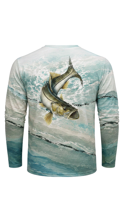 Performance Fishing Long Sleeve - Coastal Snook Surge - TBT349 image 5