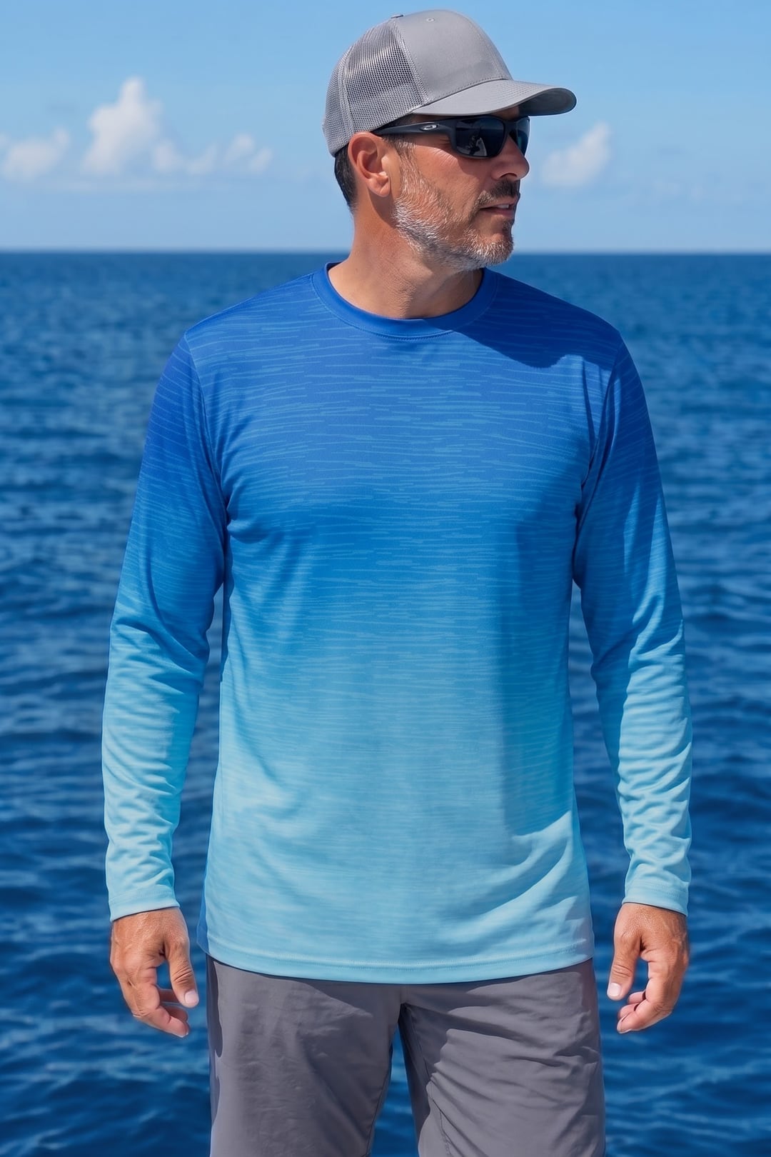 Performance Fishing Long Sleeve - Sunset Redfish Tailing - TBT351 image 2