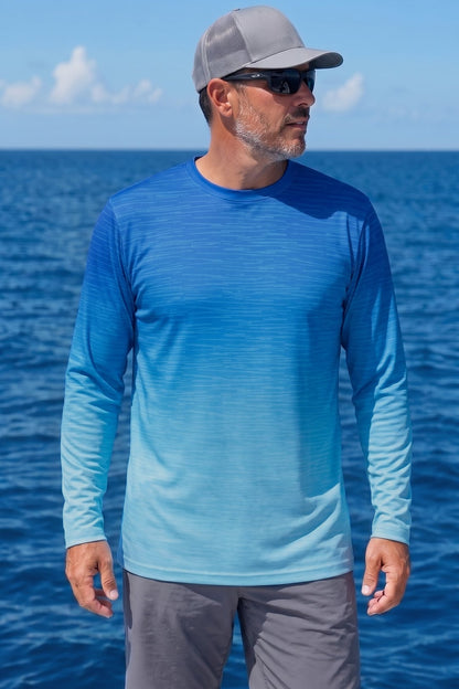 Performance Fishing Long Sleeve - Sunset Redfish Tailing - TBT351 image 2