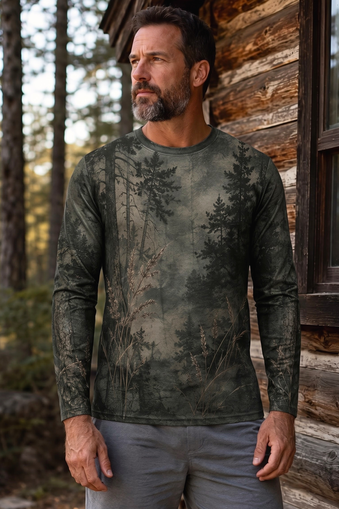 Performance Hunting Long Sleeve - Sunset Quail Timber Covey - HNT628 image 3