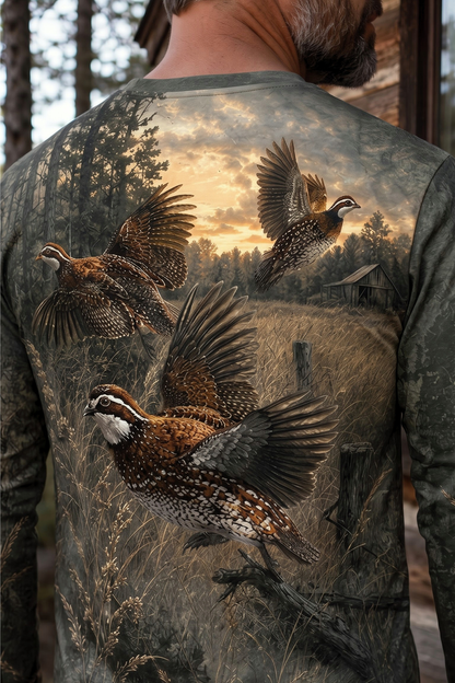 Performance Hunting Long Sleeve - Sunset Quail Timber Covey - HNT628 image 4