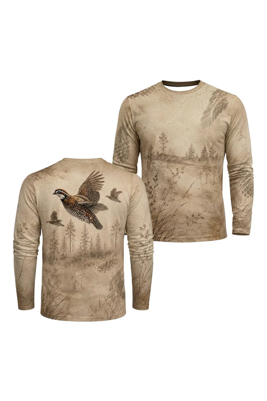 Performance Hunting Long Sleeve - Prairie Quail Vintage Flush - TBT354 image 1