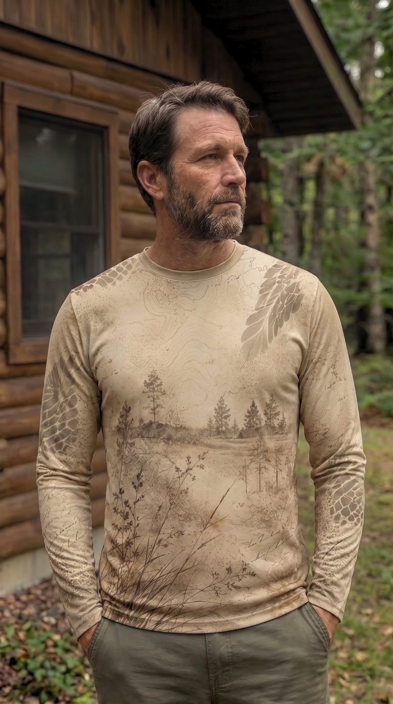 Performance Hunting Long Sleeve - Prairie Quail Vintage Flush - TBT354 image 3