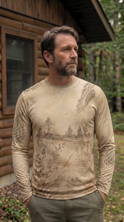 Performance Hunting Long Sleeve - Prairie Quail Vintage Flush - TBT354 image 3