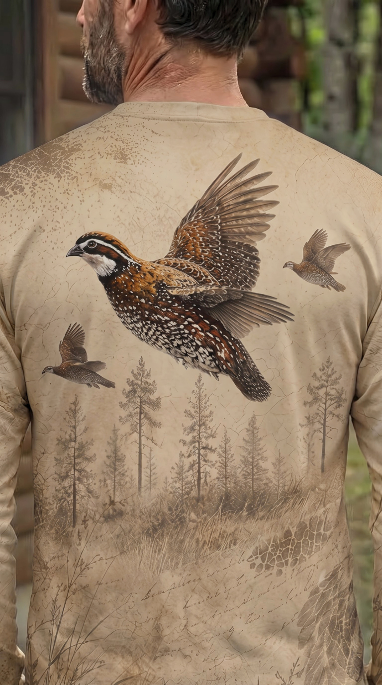 Performance Hunting Long Sleeve - Prairie Quail Vintage Flush - TBT354 image 4