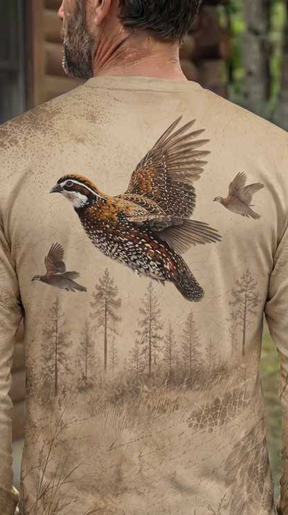 Performance Hunting Long Sleeve - Prairie Quail Vintage Flush - TBT354 image 4