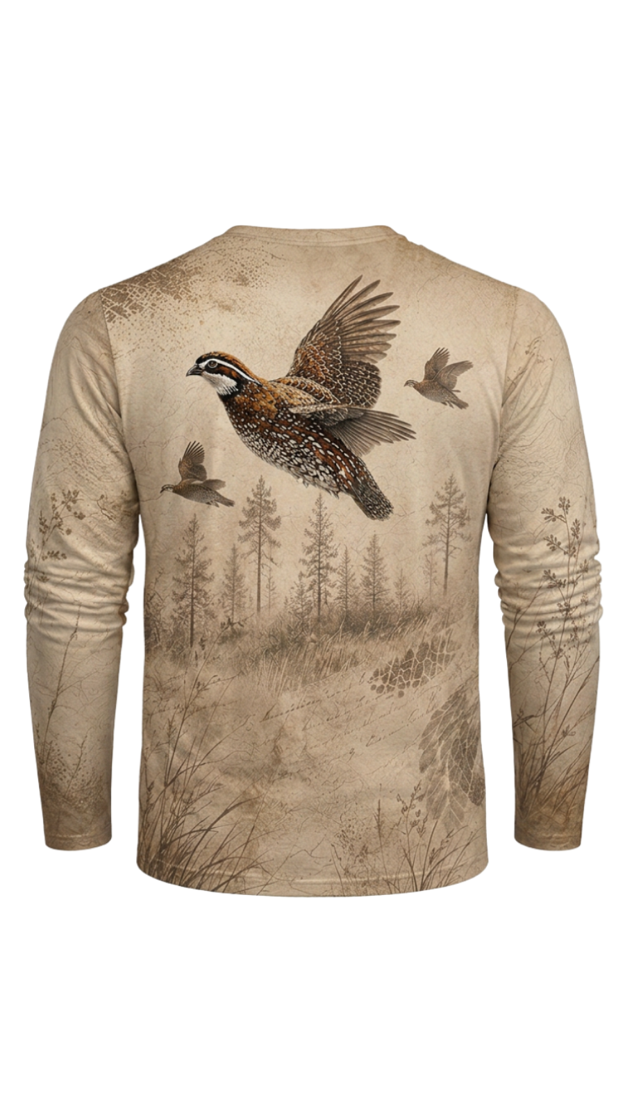 Performance Hunting Long Sleeve - Prairie Quail Vintage Flush - TBT354 image 5