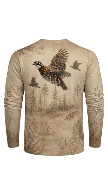 Performance Hunting Long Sleeve - Prairie Quail Vintage Flush - TBT354 image 5