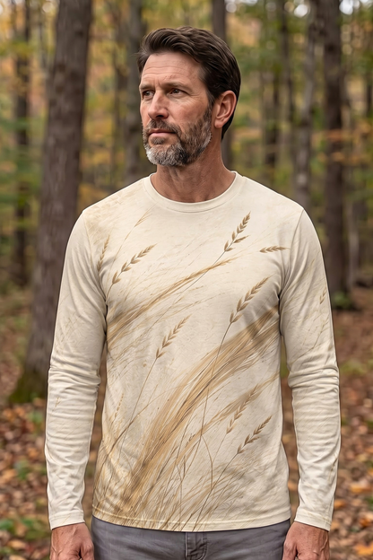 Performance Hunting Long Sleeve - Sunburst Wheat Quail Rise - TBT356 image 3