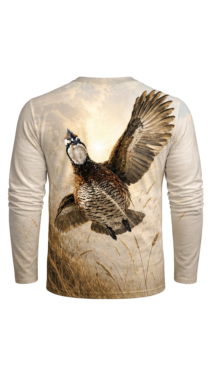 Performance Hunting Long Sleeve - Sunburst Wheat Quail Rise - TBT356 image 5