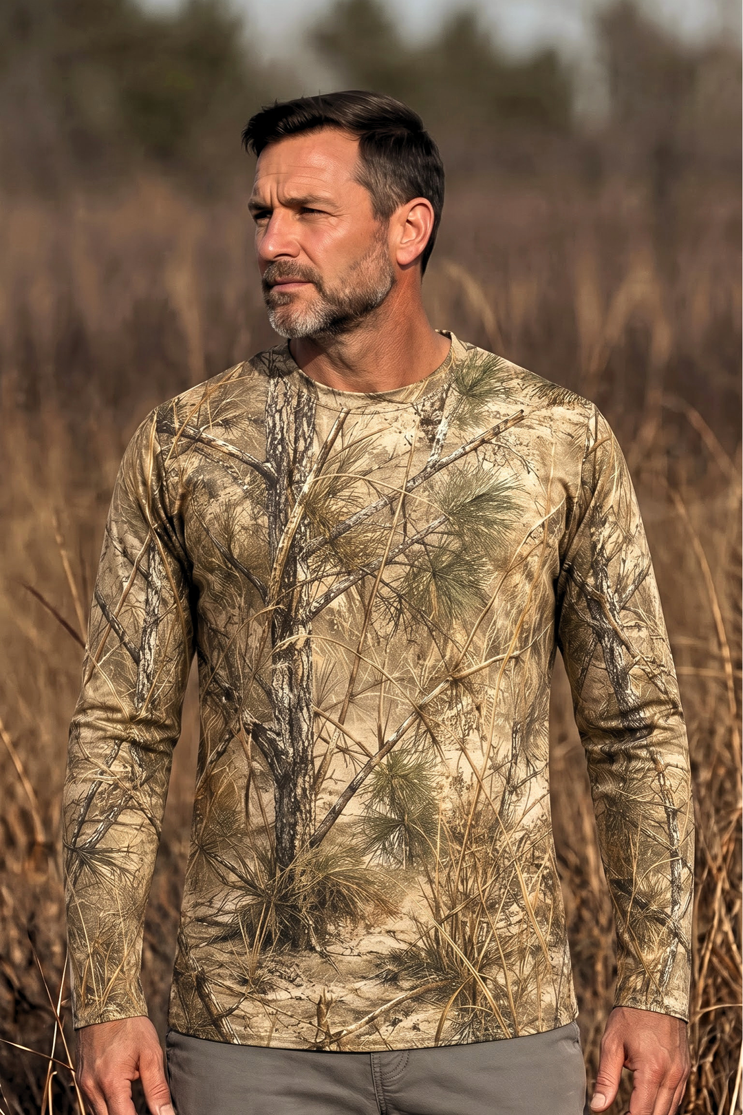 Performance Hunting Long Sleeve - Timber Pine Quail Covey - TBT358 image 3