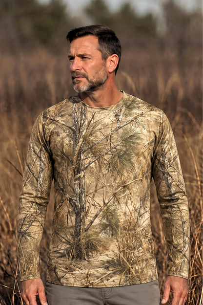 Performance Hunting Long Sleeve - Timber Pine Quail Covey - TBT358 image 3