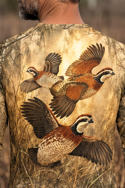 Performance Hunting Long Sleeve - Timber Pine Quail Covey - TBT358 image 4