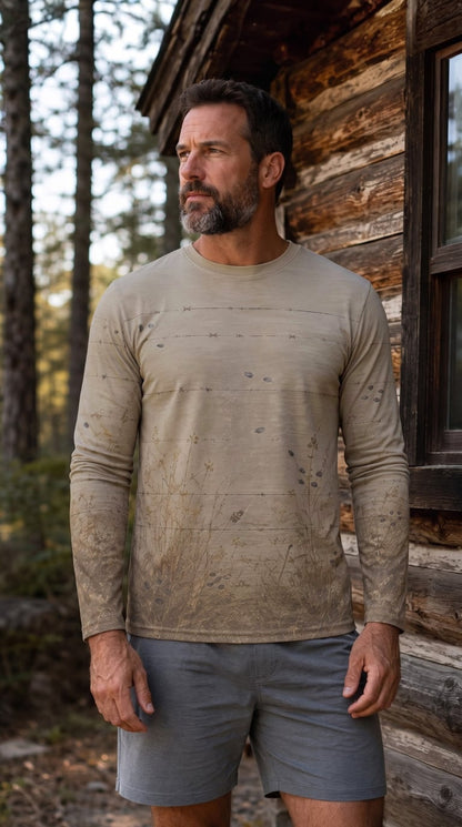 Performance Hunting Long Sleeve - Barbed Wire Dove Perch - TBT360 image 2