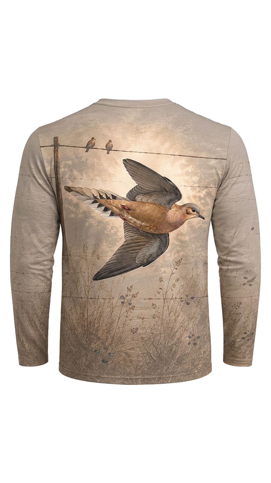 Performance Hunting Long Sleeve - Barbed Wire Dove Perch - TBT360 image 5