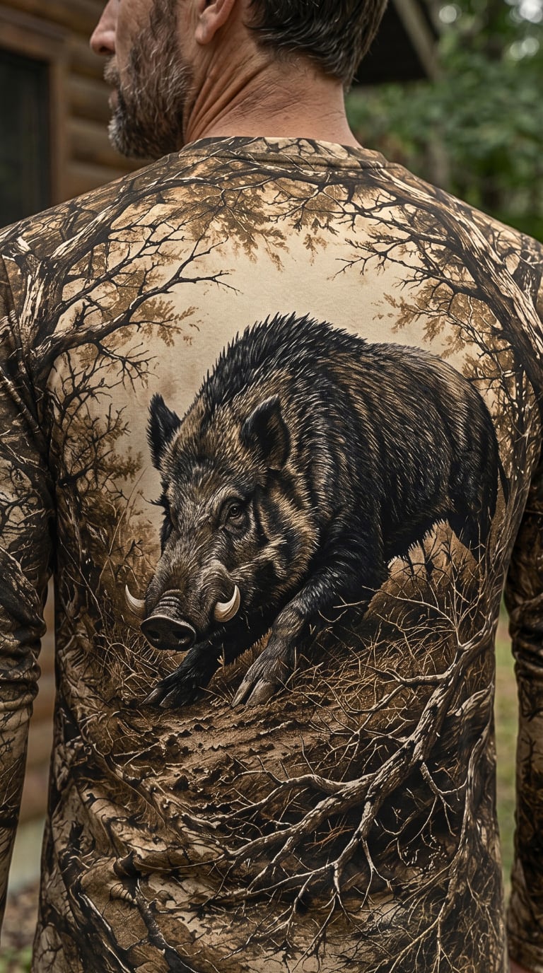 Performance Hunting Long Sleeve - Gnarly Hog Thicket - TBT361 image 4