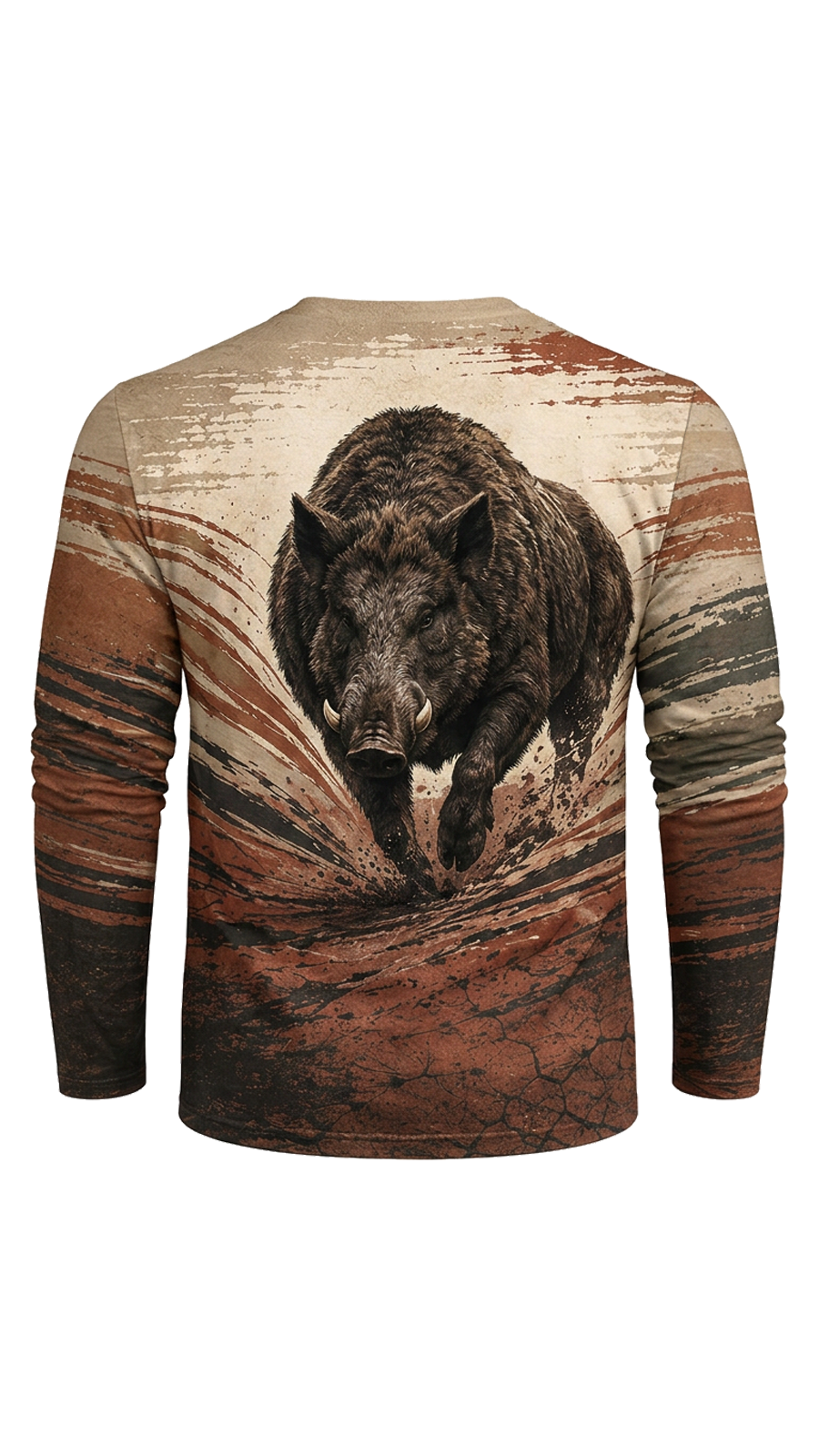 Performance Hunting Long Sleeve - Clay Dust Hog Charge - TBT362 image 5