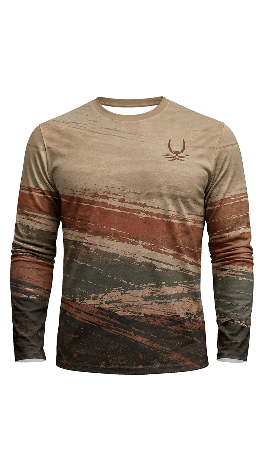 Performance Hunting Long Sleeve - Clay Dust Hog Charge - TBT362 image 6