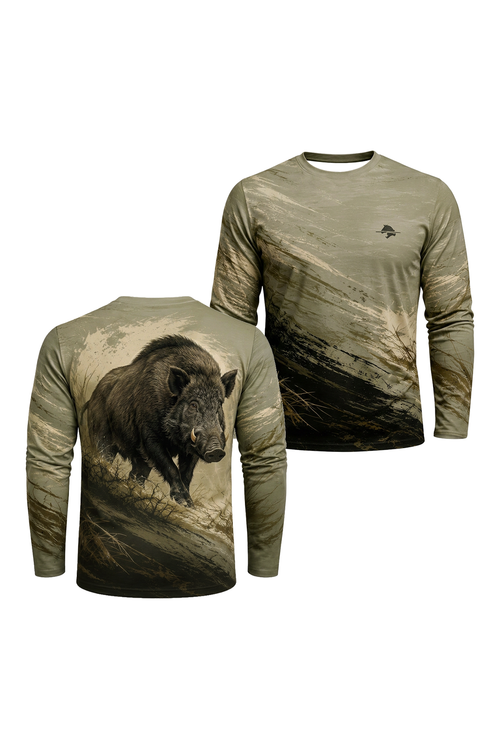 Performance Hunting Long Sleeve - Savage Razorback Charge - TBT363 image 1