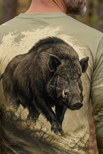 Performance Hunting Long Sleeve - Savage Razorback Charge - TBT363 image 4