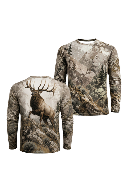 Performance Hunting Long Sleeve - Alpine Elk Monarch - TBT364 image 1