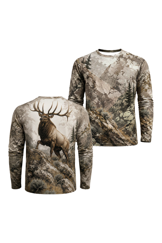 Performance Hunting Long Sleeve - Alpine Elk Monarch - TBT364 image 1