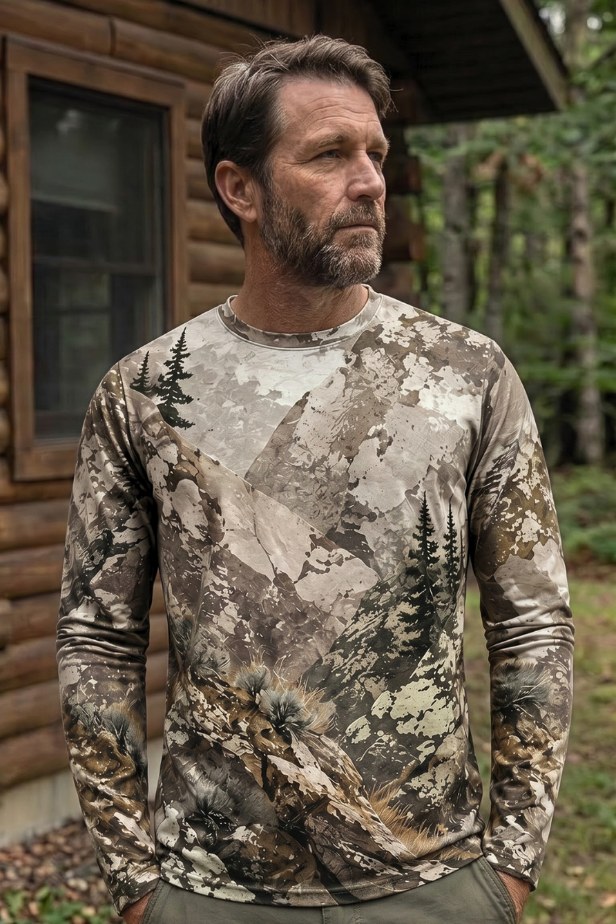 Performance Hunting Long Sleeve - Alpine Elk Monarch - TBT364 image 3