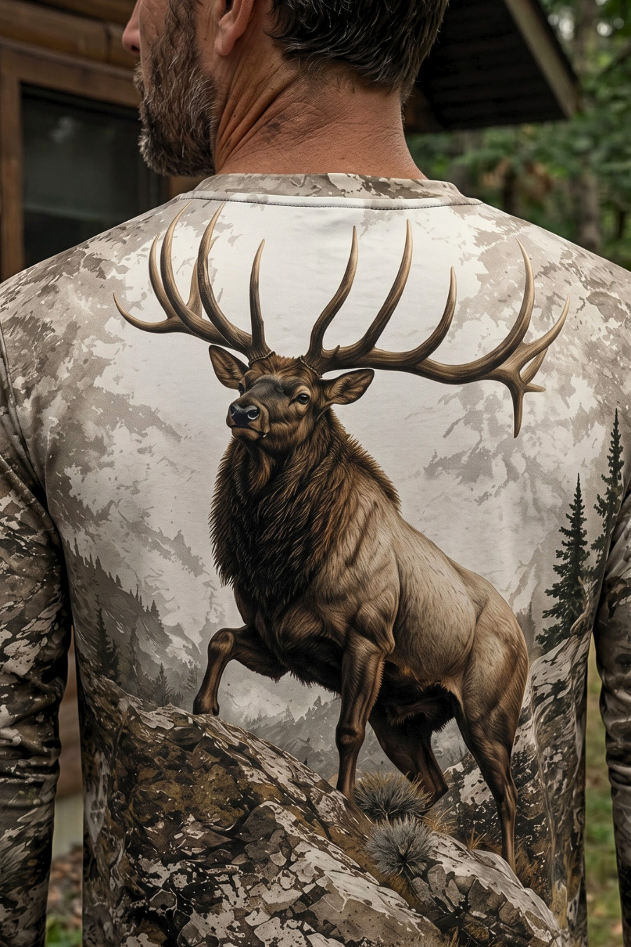 Performance Hunting Long Sleeve - Alpine Elk Monarch - TBT364 image 4