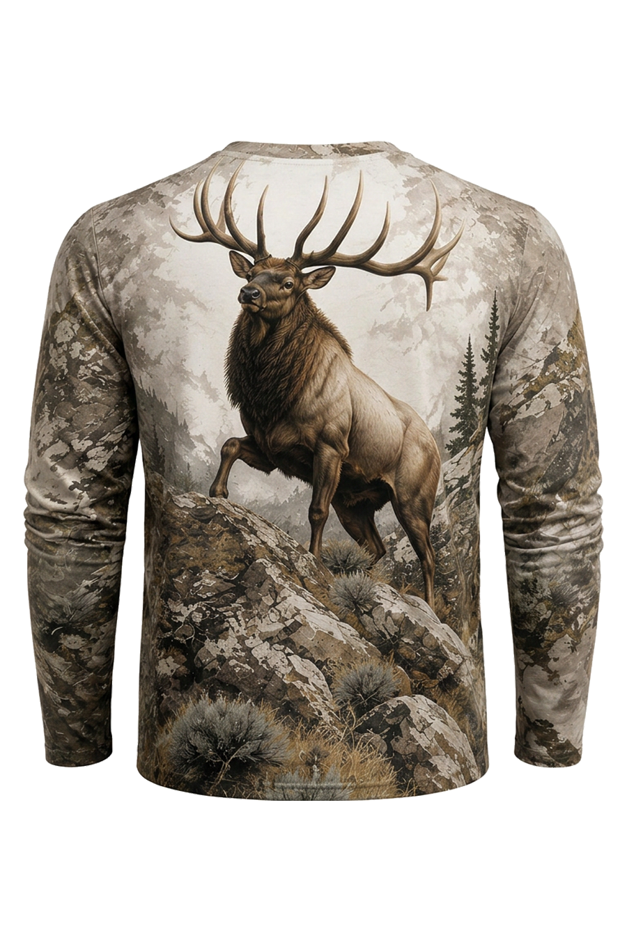 Performance Hunting Long Sleeve - Alpine Elk Monarch - TBT364 image 5