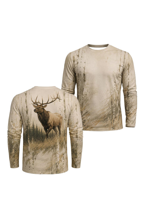 Performance Hunting Long Sleeve - Aspen Elk Whisper - TBT365 image 1