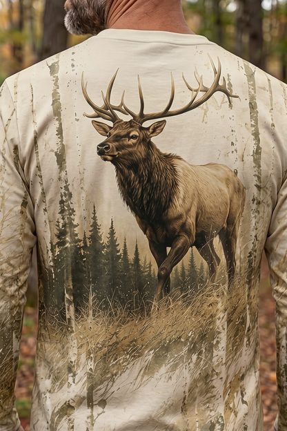 Performance Hunting Long Sleeve - Aspen Elk Whisper - TBT365 image 4