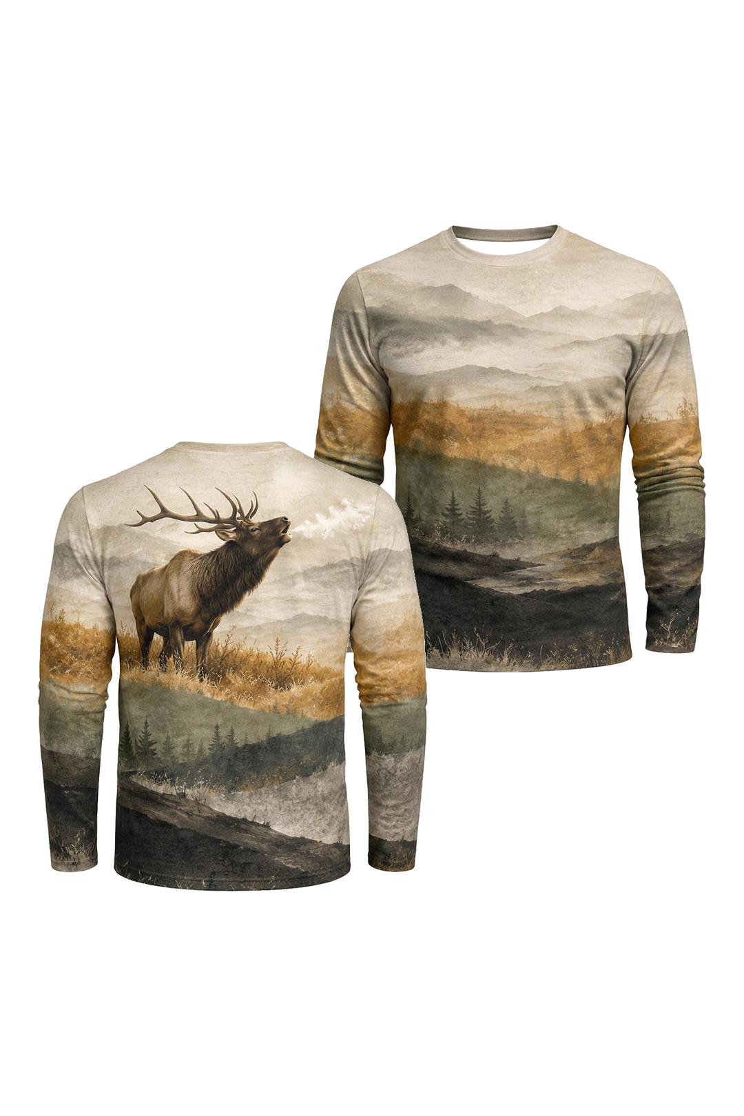 Performance Hunting Long Sleeve - Autumn Bugle Call - TBT366 image 1