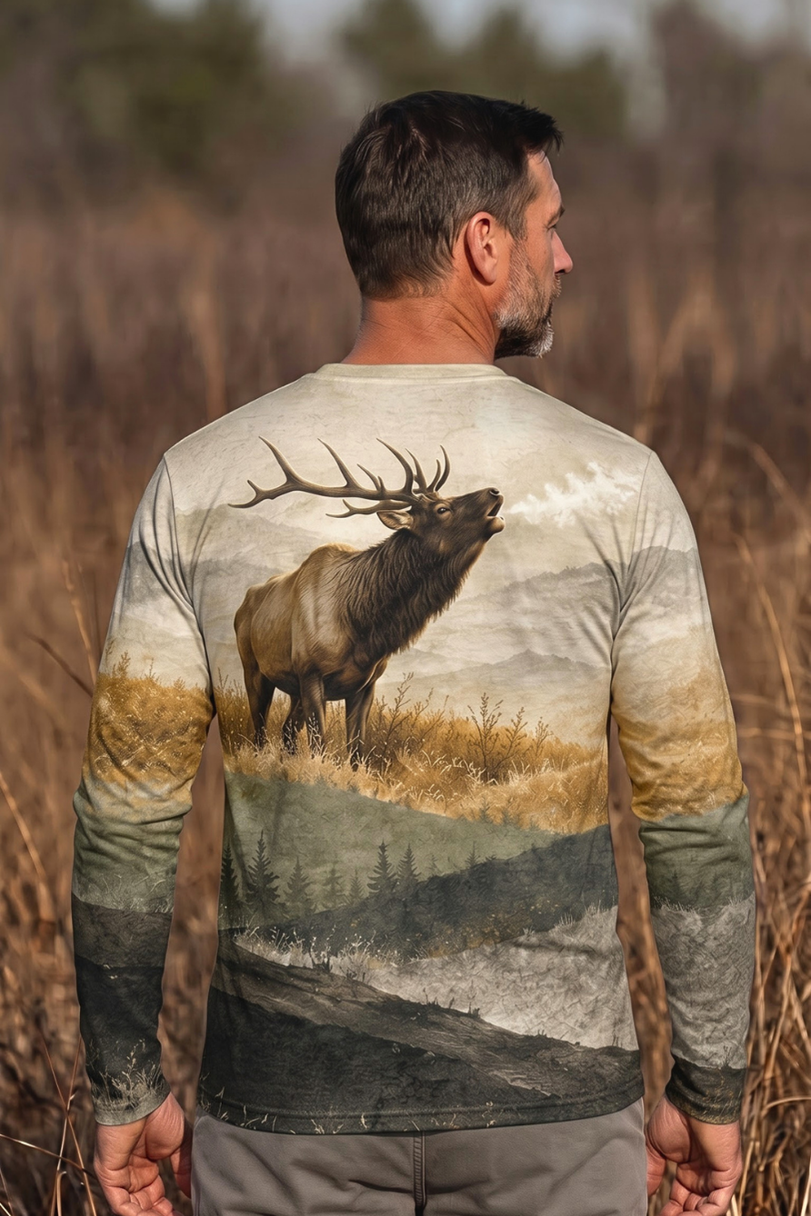 Performance Hunting Long Sleeve - Autumn Bugle Call - TBT366 image 2