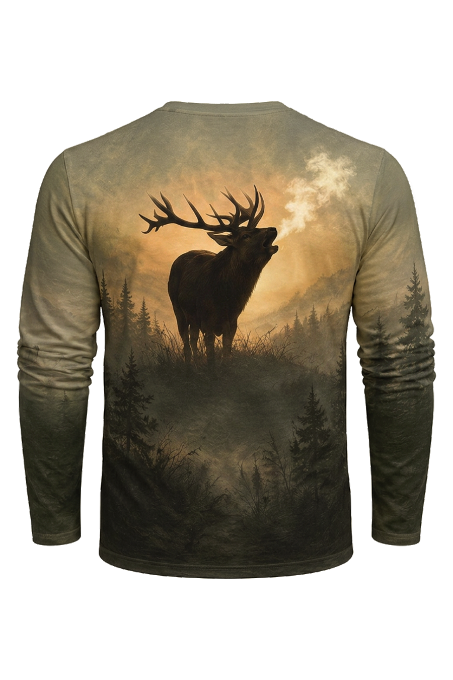 Performance Hunting Long Sleeve - Misty Pine Elk Roar - TBT367 image 5
