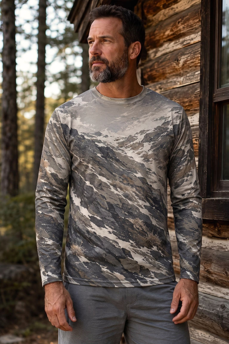 Performance Hunting Long Sleeve - Frost Cliff Monarch - TBT369 image 3