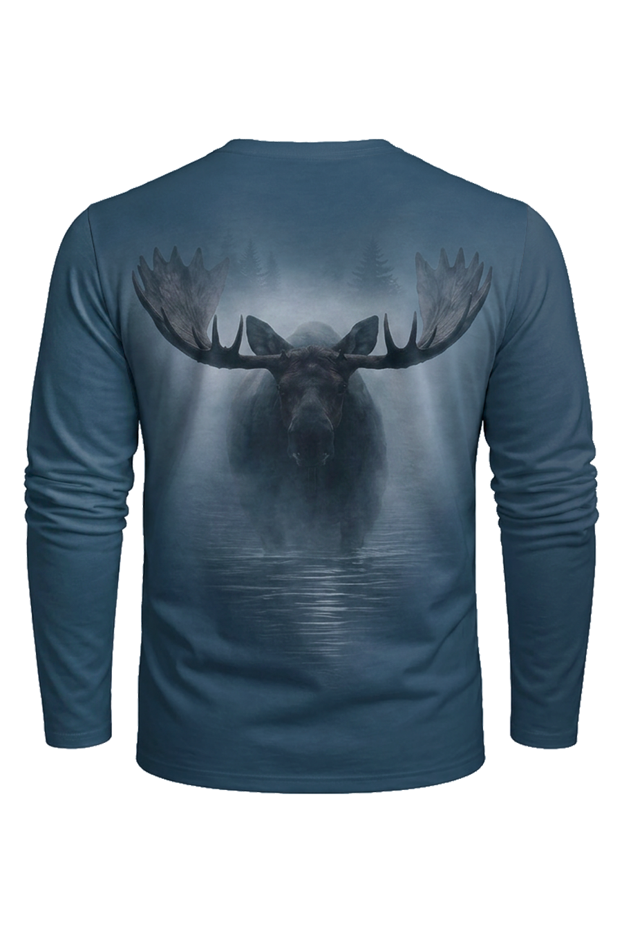 Performance Hunting Long Sleeve - Misty Water Moose - TBT372 image 5