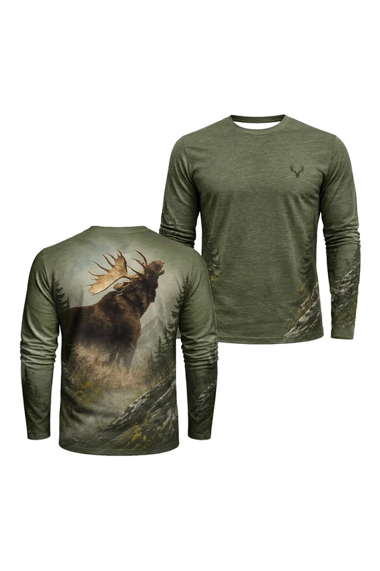 Performance Hunting Long Sleeve - Pine Ridge Moose Call - TBT374 image 1