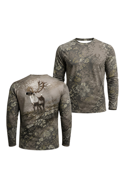 Performance Hunting Long Sleeve - Tundra Caribou Ridge - TBT375 image 1