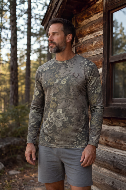 Performance Hunting Long Sleeve - Tundra Caribou Ridge - TBT375 image 3