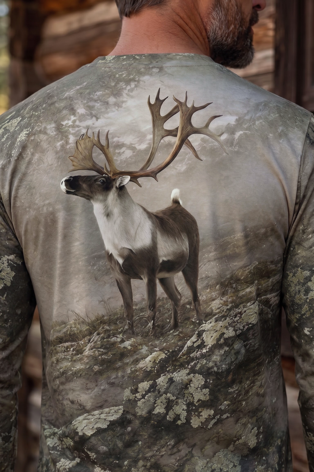 Performance Hunting Long Sleeve - Tundra Caribou Ridge - TBT375 image 4