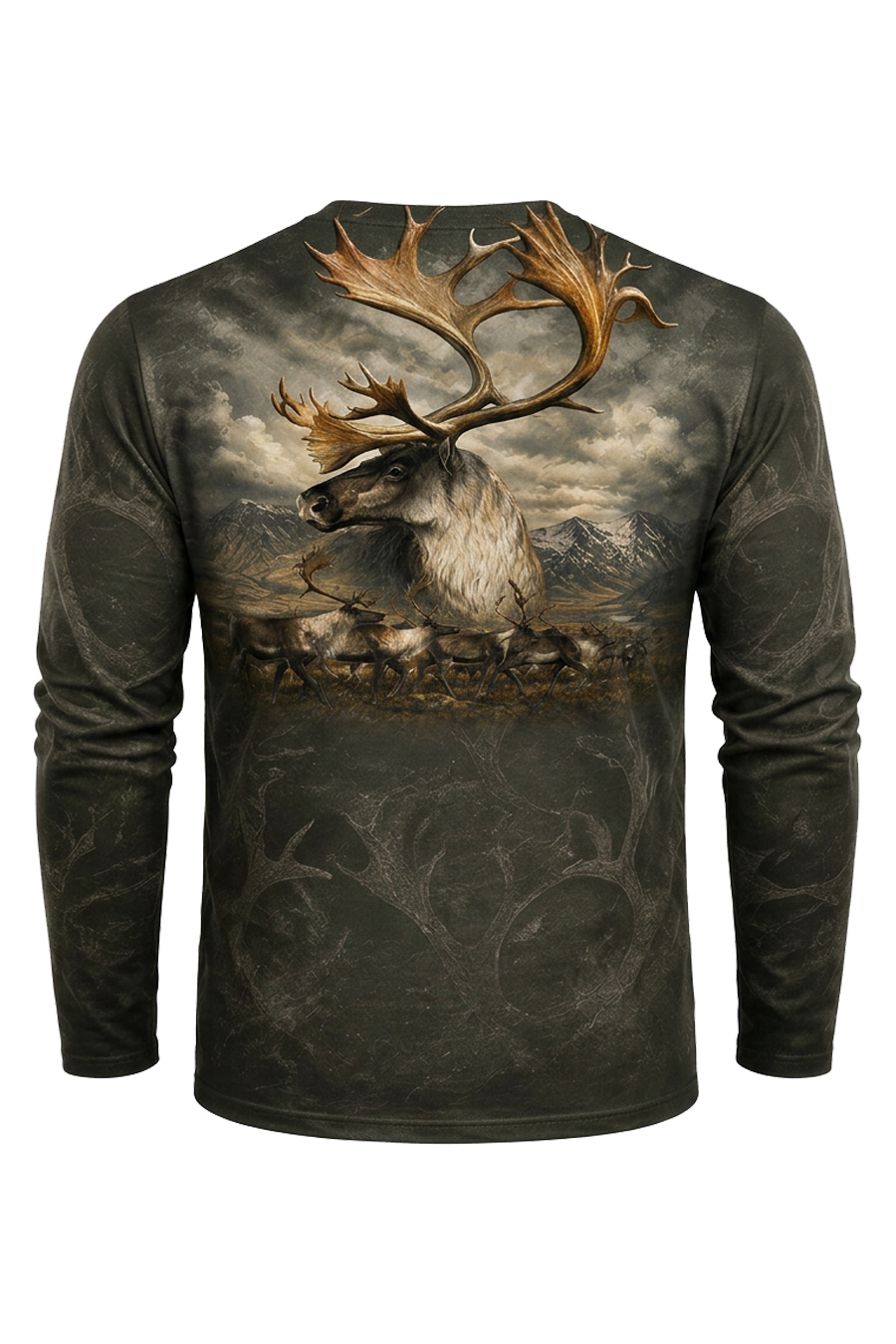 Performance Hunting Long Sleeve - Mountain Caribou Migration - TBT376 image 5