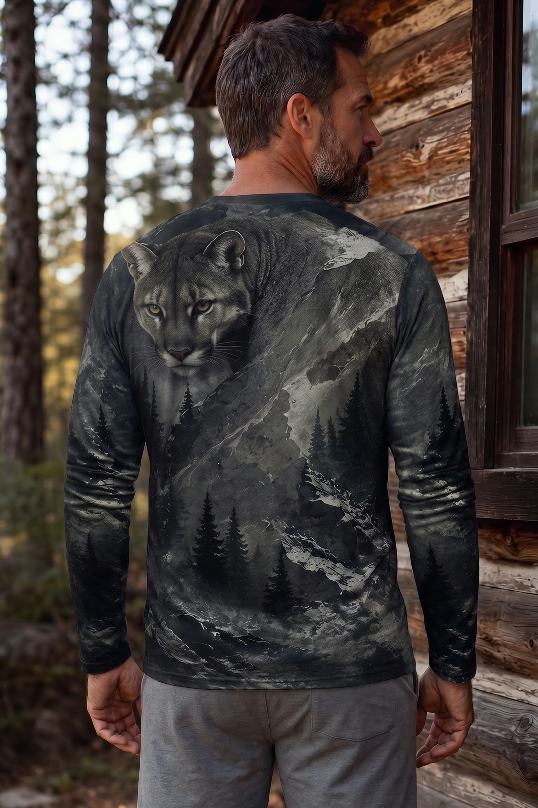 Performance Hunting Long Sleeve - Granite Peak Cougar - TBT377 image 2